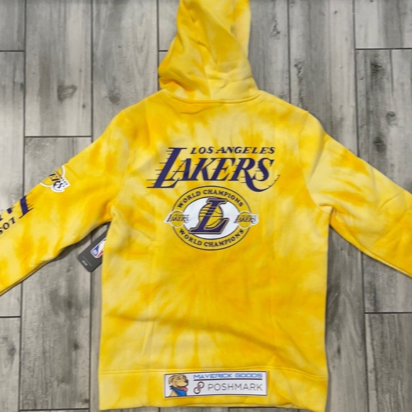 NWT Hollister Tie-Dye Los Angeles Lakers Hoodie - Picture 3 of 5